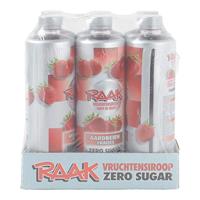 Raak - Vruchtensiroop - Aardbei - Zero - 6 x 750 ml - thumbnail