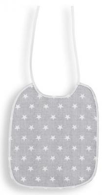 Interbaby slabbetje sterren junior 25 x 20 cm katoen Interbaby slabbetje sterren junior 25 x 20 cm katoen