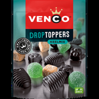 Venco Droptoppers Keelmix 225g bij Jumbo - thumbnail