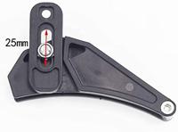 M-Wave ketting geleider aluminium zwart - thumbnail