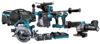 Makita DK0162G601 Accu Combiset 6-delig XGT 40V Max 4.0Ah in Tas - thumbnail