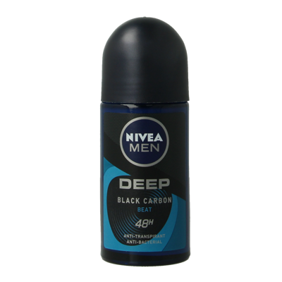 Nivea Men Deep Black Carbon Beat Anti-Transpirant Roller