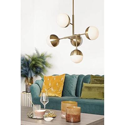 Plafondlamp DKD Home Decor Metaal Kristal Gouden (74 x 52 x 168 cm)