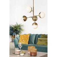 Plafondlamp DKD Home Decor Metaal Kristal Gouden (74 x 52 x 168 cm) - thumbnail