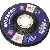 WorkPro WP407517 Lamellenschuurschijf Diameter 115 mm Boordiameter 22.2 mm 10 stuk(s) - thumbnail