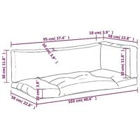 Palletkussens 3 st oxford stof roze - thumbnail