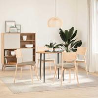 Tafelblad 80x40x2 cm ovaal massief eikenhout - thumbnail