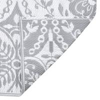 VidaXL Buitenkleed arakil 140x200 cm pp lichtgrijs - thumbnail