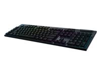 Logitech G915 keyboard RF Wireless + Bluetooth QWERTZ German Black - thumbnail