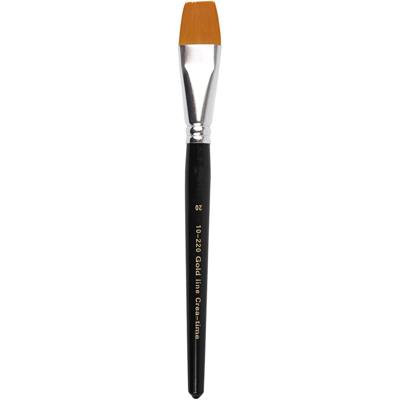 Creativ Company Gold line penselen, afm 20, l: 21 cm, b: 24 mm, plat, 6 stuk/ 1 doos Creativ Company Gold line penselen, afm 20, l: 21 cm, b: 24 mm, plat, 6 stuk/ 1 doos