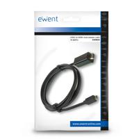 Adapter USB-C naar HDMI Ewent EW9824 Zwart 2 m - thumbnail