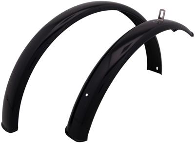 BÜCHEL spatbordset "delphin" fender set 16" black