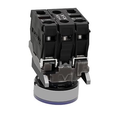 Schneider Electric XB4BW36B5 Harmony XB4BW36B5 Druktoets Bedieningsknop vlak 1 knop Blauw Druk-ontgrendeling 1 stuk(s)