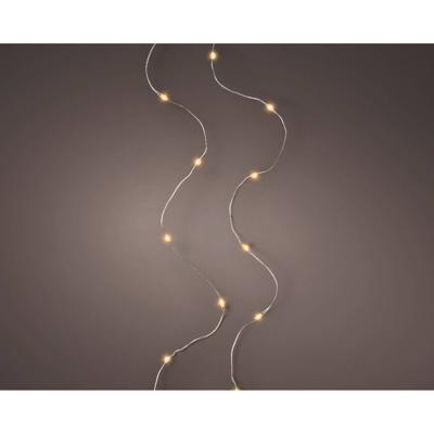 Micro LED string BO l95 cm zilver/klassiek warm kerstverlichting Lumineo - Lumineo