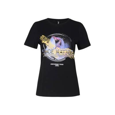 Shoeby Eksept T-shirt Future met printopdruk zwart Shoeby Eksept T-shirt Future met printopdruk zwart
