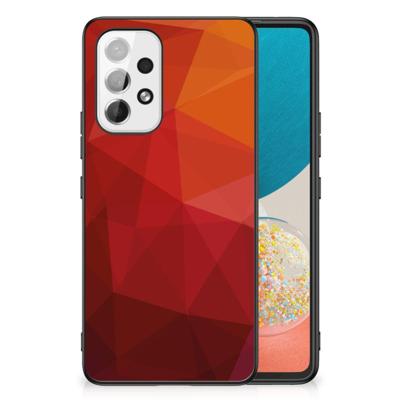 Backcover voor Samsung Galaxy A53 Polygon Red Backcover voor Samsung Galaxy A53 Polygon Red