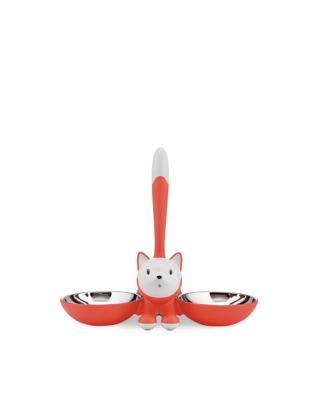 Alessi Tigrito Kattenvoerbak grijs 55cl Alessi Tigrito Kattenvoerbak grijs 55cl