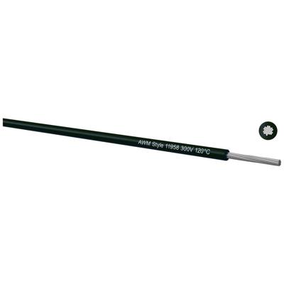 Kabeltronik 780201809 Draad UL 11958 1 x 0.56 mm² Zwart 500 m