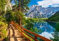 Selecta Castorland legpuzzel braies lake italy , 1000st. - thumbnail