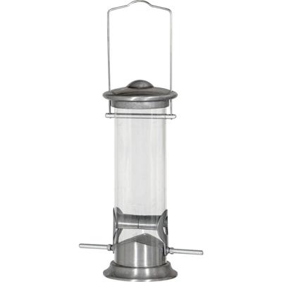 Siena Garden 283773 Vogelvoederzuil aluminium Line voor mengvoeder, 24 cm. 1 stuk(s)