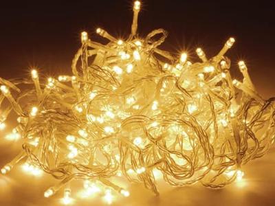 Kerstverlichting 120 LED 9m WW Trnsp