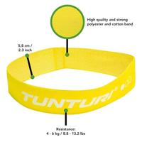 Tunturi Weerstandsband textiel l light l geel - thumbnail