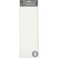 Creativ Company Tassels, afm 12x35 cm, 14 gr, wit, 12 stuk/ 1 doos - thumbnail