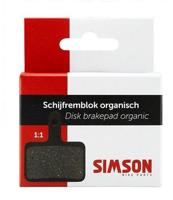 Simson schijfremblokken organisch shimano tektro - thumbnail