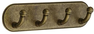 Hakenrek Smedbo Xtra Design Met 4 Haken Verouderd Messing
