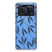 Xiaomi Poco M4 Pro 4G | TPU Case | Leaves Blue - thumbnail