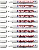 Paintmarker edding 8750 industrie 2-4mm wit | 10 stuks - thumbnail
