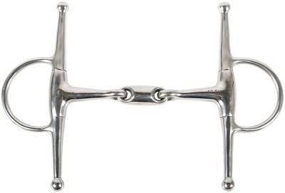 Kneveltrens Dubbelgebroken Rvs 14mm, 13,5 cm Kneveltrens Dubbelgebroken Rvs 14mm, 13,5 cm