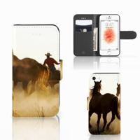 Apple iPhone 5 | 5s | SE | Telefoonhoesje | Met pasjeshouder | Design Cowboy - thumbnail