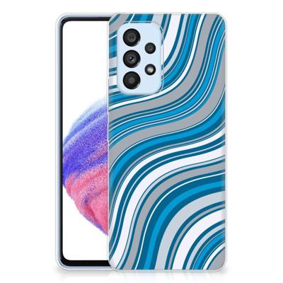 Samsung Galaxy A53 5G | TPU bumper | Waves Blue Samsung Galaxy A53 5G | TPU bumper | Waves Blue