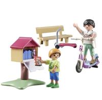 PLAYMOBIL My Life boekenruil voor boekenwurmen 71511 - thumbnail
