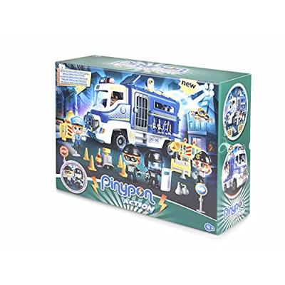 Famosa Pinypon politie wagen met 2 speel figuren en 25 accessoires - thumbnail
