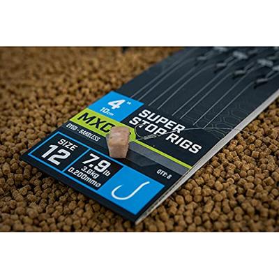 Fox Matrix MXC-3 Barbless Super Stop Rigs 10cm 8st. Size 16 - 0,165 mm