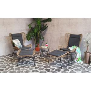 Lounge set Milan Relax Sand 2 stoelen en 1 tafel van SenS-Line