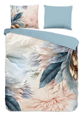 Good Morning Dekbedovertrek "veren en bladeren" - Multi - (240x200/220 cm) - Katoen
