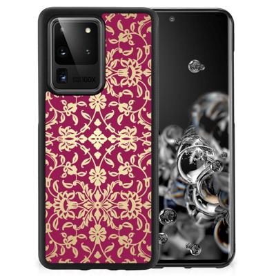 Hoesje TPU Samsung Galaxy S20 Ultra Barok Pink Hoesje TPU Samsung Galaxy S20 Ultra Barok Pink