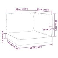 Palletkussens 3 st oxford stof rood - thumbnail