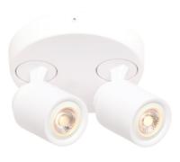 Freelight Spot Razza 2 lichts Ø 17 cm GU10 wit - thumbnail