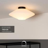 Lucide TREVOR - Plafonnière - Ø 42 cm - 1xE27 - Opaal - thumbnail