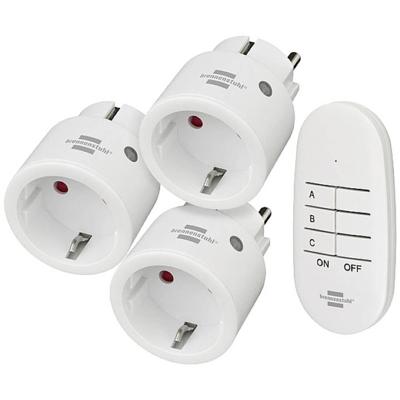 Brennenstuhl Comfort-Line Mini-Schakelaarset 3x IP20 - 1507070 Brennenstuhl Comfort-Line Mini-Schakelaarset 3x IP20 - 1507070