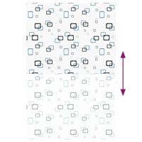 Doucherolgordijn 150x240 cm stofbreedte 146 cm - thumbnail