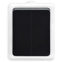 Wisselschakelaar Wissel/Wissel - Aigi Ivyno - Opbouw - Dubbel Schakelaar - Waterdicht IP54 - Grijs - thumbnail