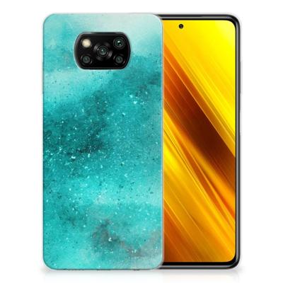 Hoesje maken Xiaomi Poco X3 | Poco X3 Pro Painting Blue Hoesje maken Xiaomi Poco X3 | Poco X3 Pro Painting Blue