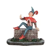 Kerstfiguur kleine boodschap 7x5x7 cm Luville - Luville - thumbnail