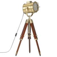 VidaXL Vloerlamp driepoot 69 cm massief mangohout - thumbnail