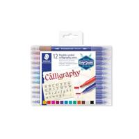 STAEDTLER Kalligrafiepennen 3005 tb12 kleurenassortiment inkt op waterbasis - thumbnail